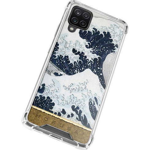 Hokusai The Great Wave off Kanagawa Galaxy A12 Clear Case