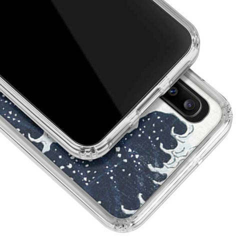 Hokusai The Great Wave off Kanagawa Galaxy A20 Clear Case