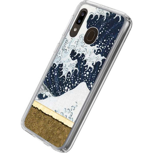 Hokusai The Great Wave off Kanagawa Galaxy A20 Clear Case