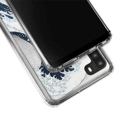 Hokusai The Great Wave off Kanagawa Galaxy A21 Clear Case