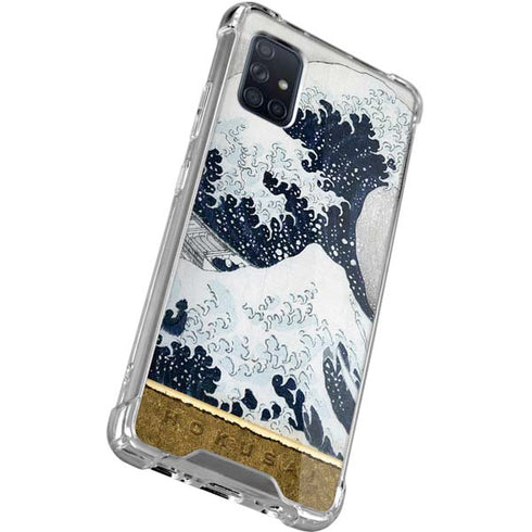 Hokusai The Great Wave off Kanagawa Galaxy A71 5G Clear Case