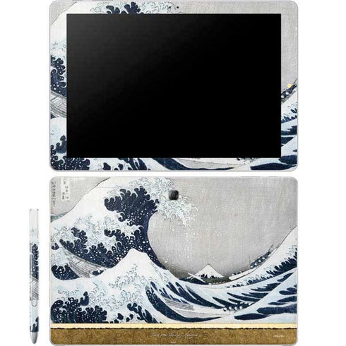 Hokusai The Great Wave off Kanagawa Galaxy Book 12in Skin
