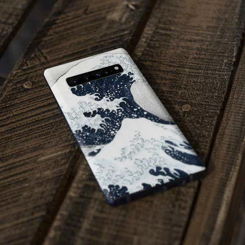 Hokusai The Great Wave off Kanagawa Galaxy S10 Plus Skin
