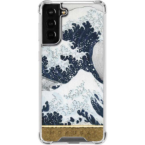 Hokusai The Great Wave off Kanagawa Galaxy S21 FE Clear Case