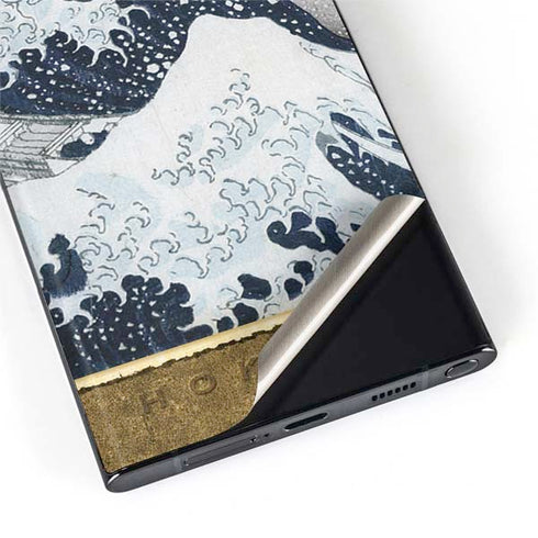 Hokusai The Great Wave off Kanagawa Galaxy S22 Ultra Skin