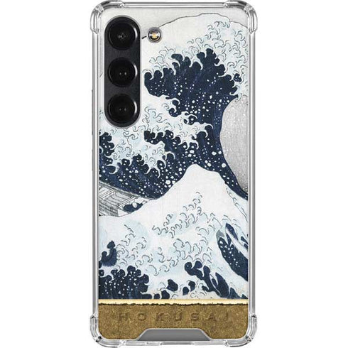 Hokusai The Great Wave off Kanagawa Galaxy S23 Clear Case