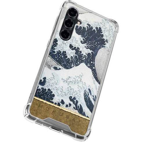 The Great Wave off Kanagawa by Hokusai Galaxy S23 FE Clear Case