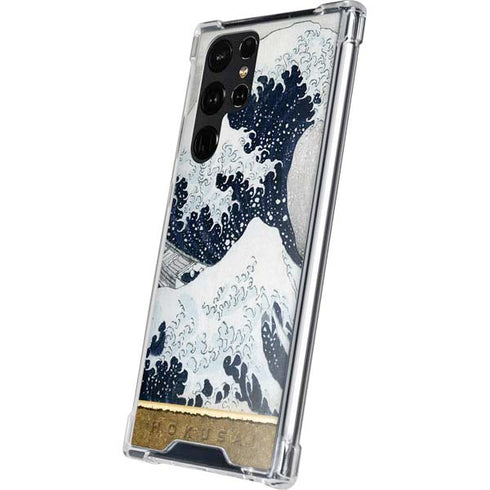 The Great Wave off Kanagawa by Hokusai Galaxy S24 Ultra Clear Case