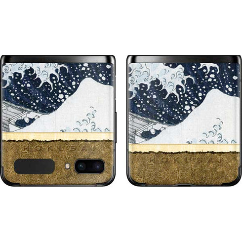Hokusai The Great Wave off Kanagawa Galaxy Z Flip Skin