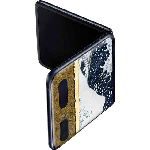Hokusai The Great Wave off Kanagawa Galaxy Z Flip Skin