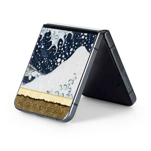 The Great Wave off Kanagawa by Hokusai Galaxy Z Flip5 5G Skin