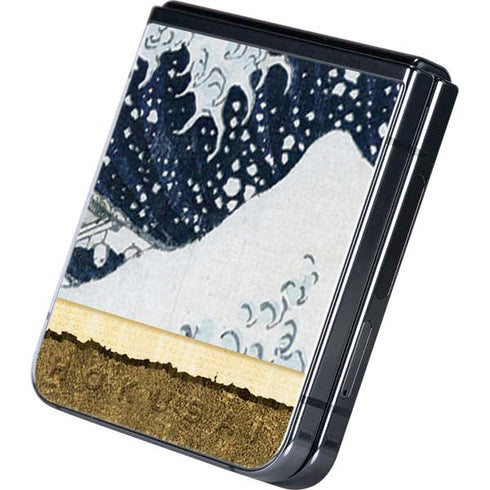 The Great Wave off Kanagawa by Hokusai Galaxy Z Flip5 5G Skin