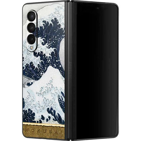 Hokusai The Great Wave off Kanagawa Galaxy Z Fold3 5G Skin