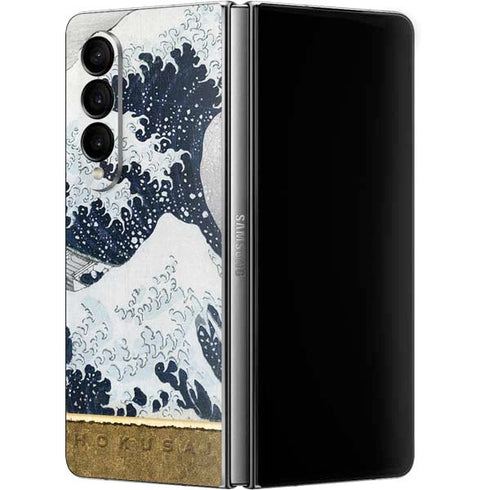 Hokusai The Great Wave off Kanagawa Galaxy Z Fold4 5G Skin
