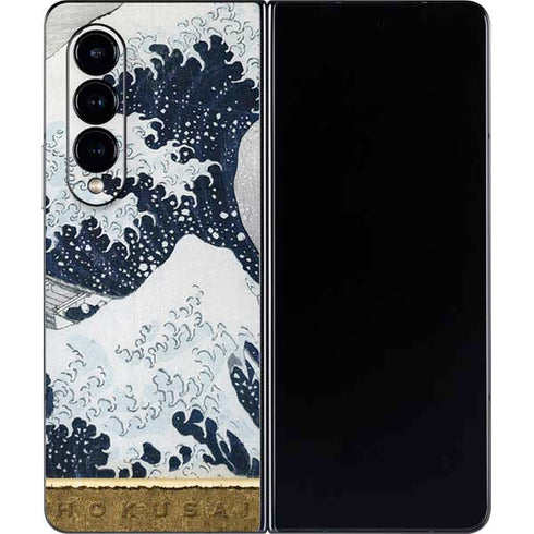Hokusai The Great Wave off Kanagawa Galaxy Z Fold4 5G Skin