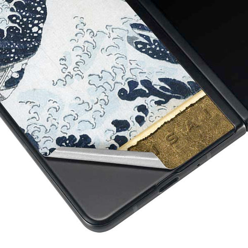 Hokusai The Great Wave off Kanagawa Galaxy Z Fold4 5G Skin