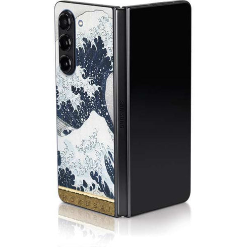 The Great Wave off Kanagawa by Hokusai Galaxy Z Fold5 5G Skin