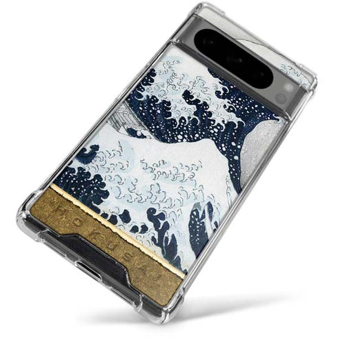 The Great Wave off Kanagawa by Hokusai Google Pixel 8 Pro Clear Case