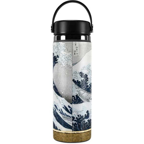 The Great Wave off Kanagawa by Hokusai Hydro Flask 20oz Wide Mouth Skin
