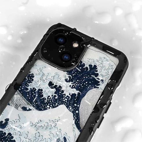 Hokusai The Great Wave off Kanagawa iPhone 13 Mini Waterproof Case