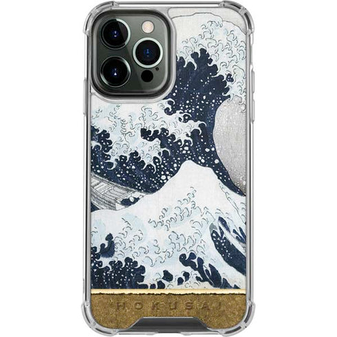 Hokusai The Great Wave off Kanagawa iPhone 13 Pro Max Clear Case