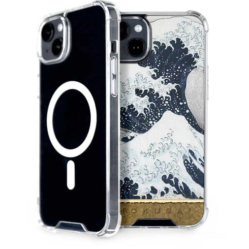 The Great Wave off Kanagawa by Hokusai iPhone 15 MagSafe Case
