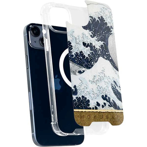 The Great Wave off Kanagawa by Hokusai iPhone 15 MagSafe Case