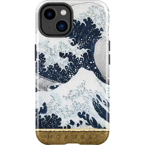 The Great Wave off Kanagawa by Hokusai iPhone 15 Plus Impact Case