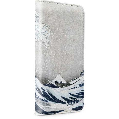 Hokusai The Great Wave off Kanagawa iPhone 14 Pro Max Folio Case