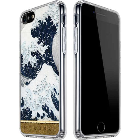 Hokusai The Great Wave off Kanagawa iPhone SE (2nd & 3rd Gen) Clear Case