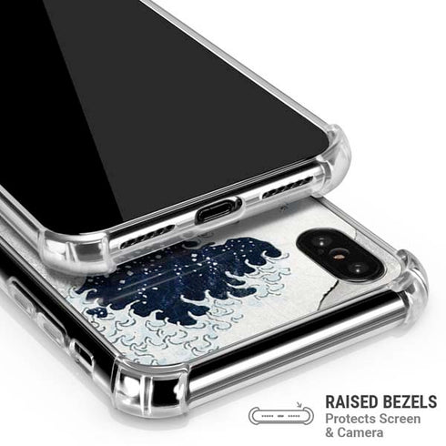 The Great Wave off Kanagawa by Hokusai iPhone XS Max Clear Case