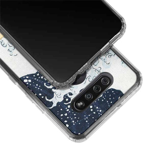 The Great Wave off Kanagawa by Hokusai LG K51/Q51 Clear Case