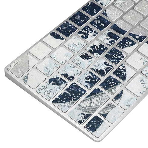 The Great Wave off Kanagawa by Hokusai Magic Keyboard Skin