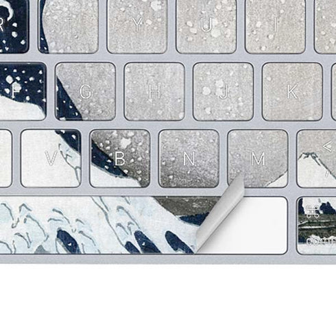 The Great Wave off Kanagawa by Hokusai Magic Keyboard Skin