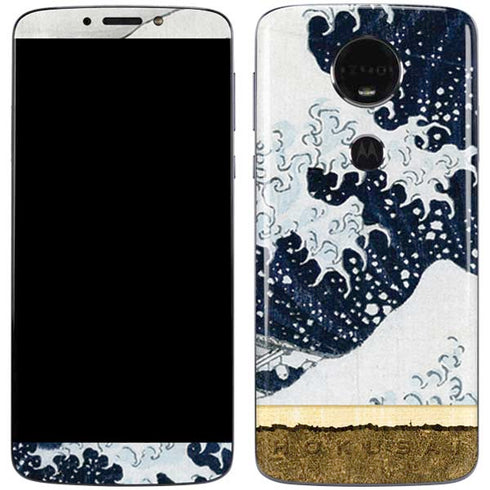 Hokusai The Great Wave off Kanagawa Moto E5 Plus Skin