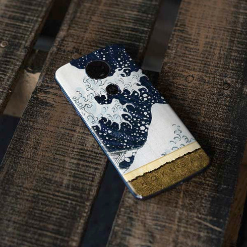 Hokusai The Great Wave off Kanagawa Moto E5 Plus Skin