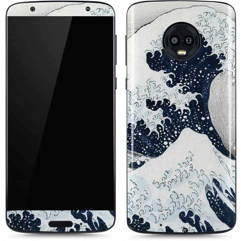 Hokusai The Great Wave off Kanagawa Moto G6 Skin