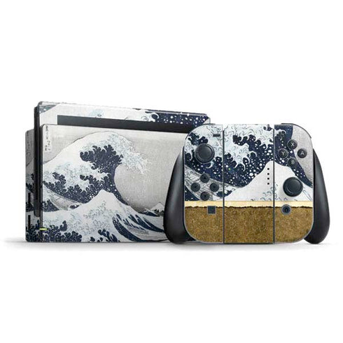 Hokusai The Great Wave off Kanagawa Nintendo Switch Bundle Skin