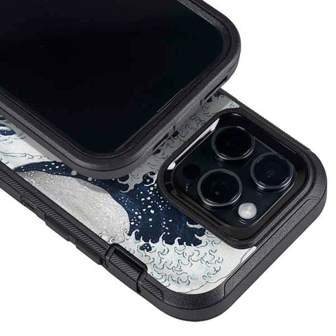 The Great Wave off Kanagawa by Hokusai Otterbox Defender iPhone Skin