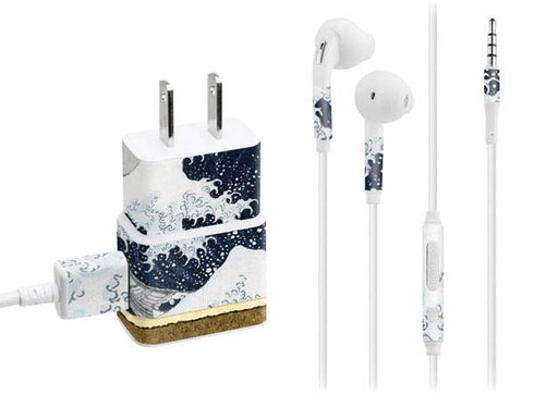 Hokusai The Great Wave off Kanagawa Phone Charger Skin