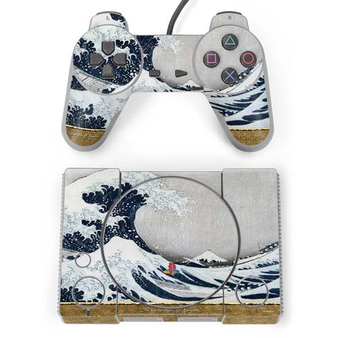 Hokusai The Great Wave off Kanagawa PlayStation Classic Bundle Skin