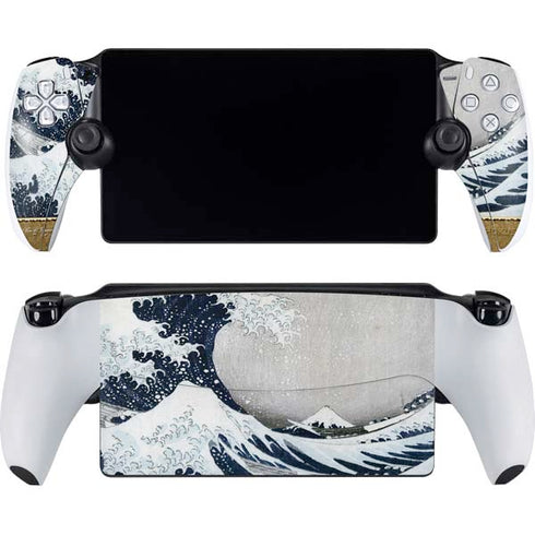 The Great Wave off Kanagawa by Hokusai PlayStation Portal Remote Player Skin