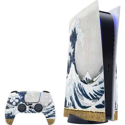 Hokusai The Great Wave off Kanagawa PS5 Bundle Skin