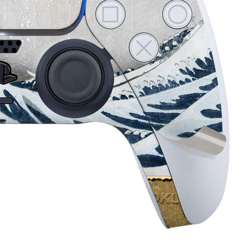 Hokusai The Great Wave off Kanagawa PS5 Controller Skin