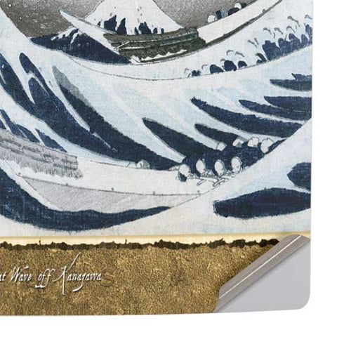 The Great Wave off Kanagawa by Hokusai PS5 Slim Disk Console Skin