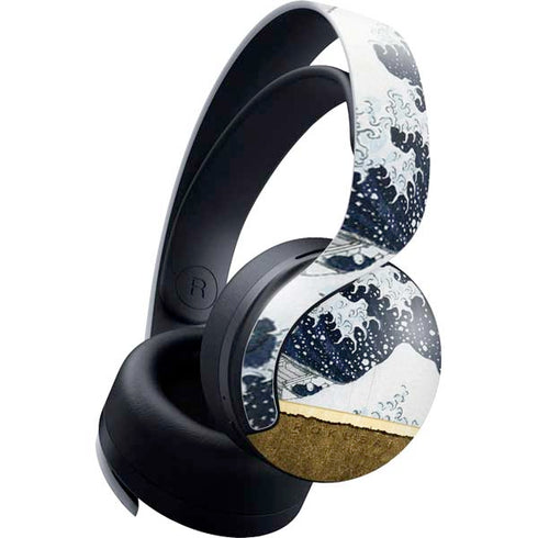 Hokusai The Great Wave off Kanagawa PULSE 3D Wireless Headset for PS5 Skin