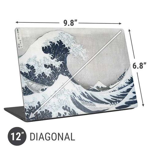 Hokusai The Great Wave off Kanagawa Universal Laptop 12in (9.8 x 6.8in) Skin