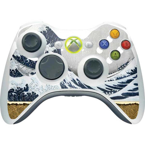 Hokusai The Great Wave off Kanagawa Xbox 360 Wireless Controller Skin