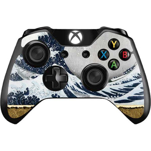 Hokusai The Great Wave off Kanagawa Xbox One Controller Skin