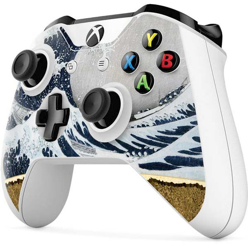 Hokusai The Great Wave off Kanagawa Xbox One S Controller Skin